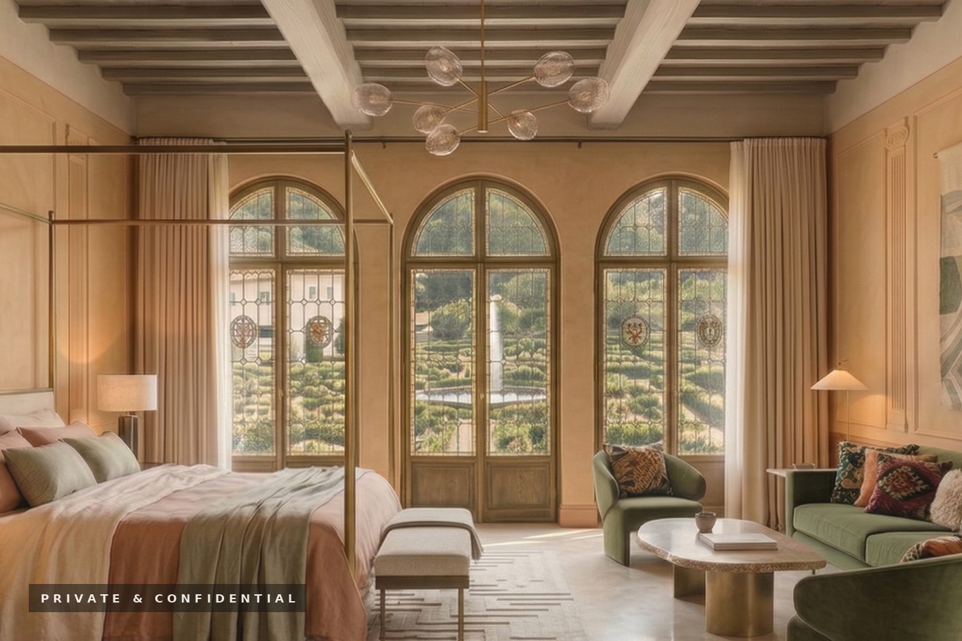 Indicative image for an estate and landmark hotel restoration in Europe